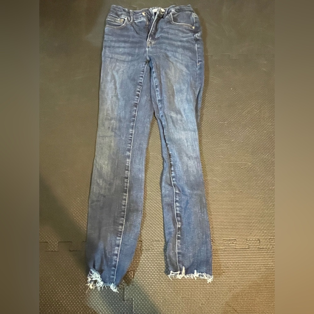 Good American Raw Edge Skinny Jeans 26